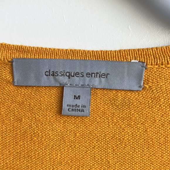 Classiques Entier Linen Blend button short sleeve cardigan - Picture 3 of 10